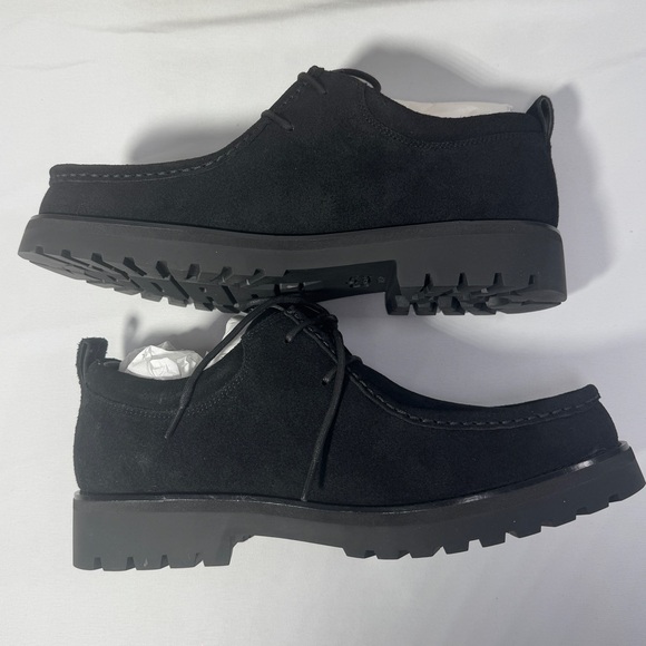 Authentic Coach Men’s Black Suede Banks Boots Shoes Sz 10.5 NEW In Box - Picture 11 of 15